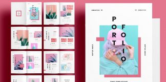 A unique portfolio template for Adobe InDesign.