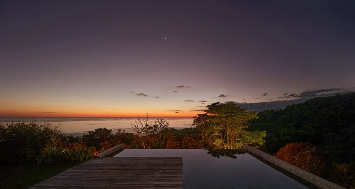 A luxury concrete villa designed by architecture studios Formafatal and Refuel Works for ArtVillas Costa Rica.