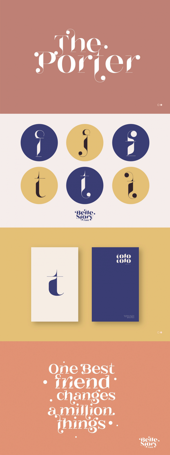 Belle Story font family by Kadek Mahardika of Creativemedialab.