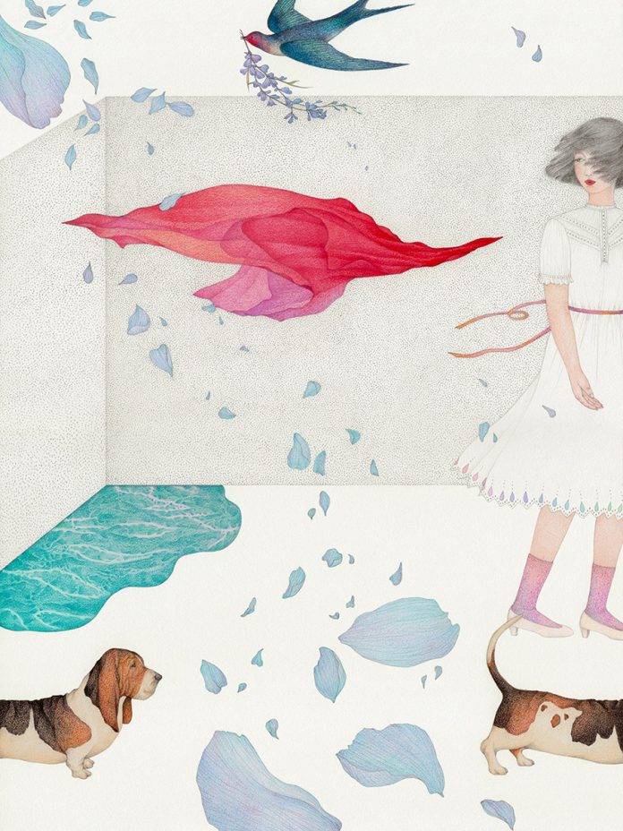 On Pause, a personal illustration project by Vicki Ling.