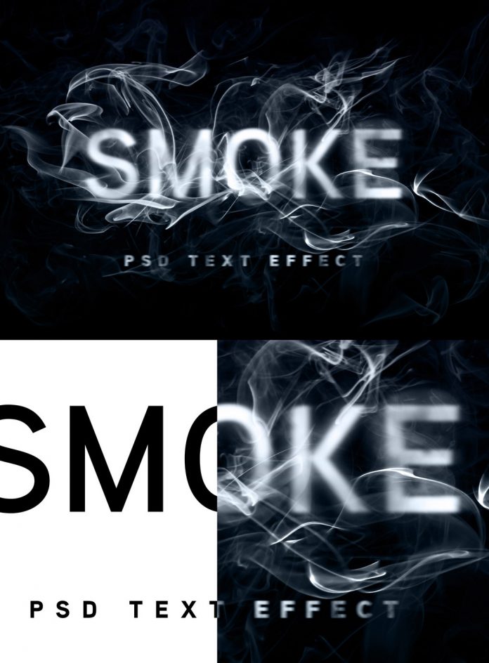 This is another smoke text effect template for Adobe Photoshop.