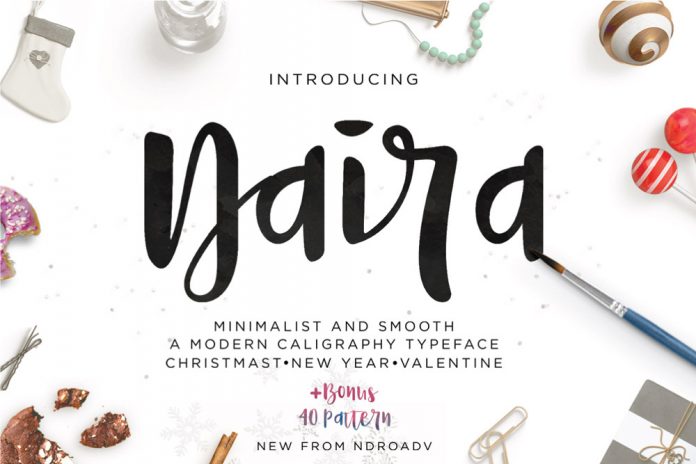Naira Script Font