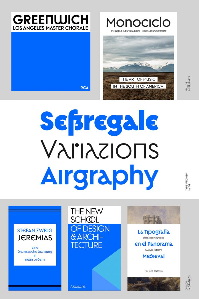 Gallos font family by W Foundry.