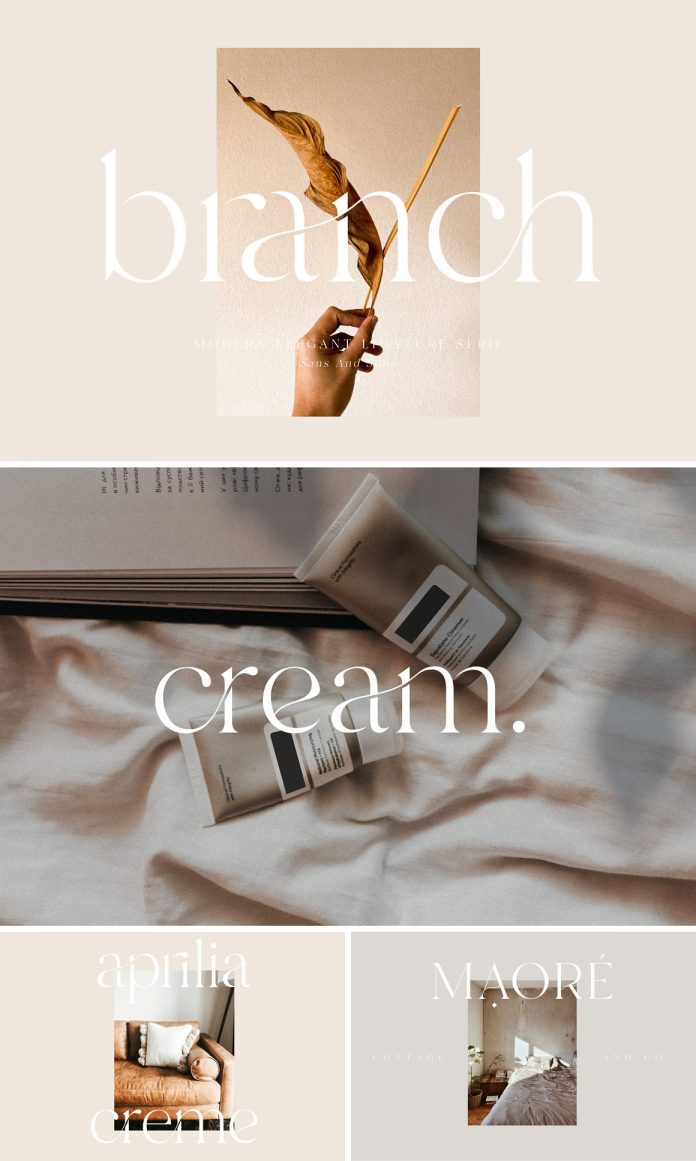 Branch, an elegant ligature font from Sans & Sons.