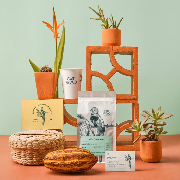 Cafe Kacao branding by graphic design studio Vegrande.