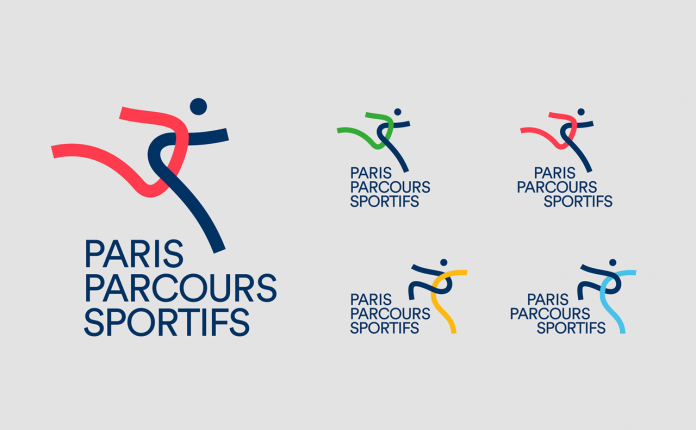 Paris Sports Courses: visual identity design by Graphéine.