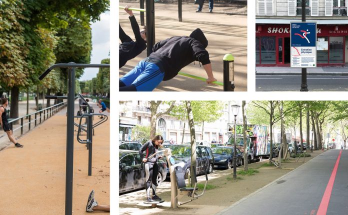 Paris Sports Courses: visual identity design by Graphéine.