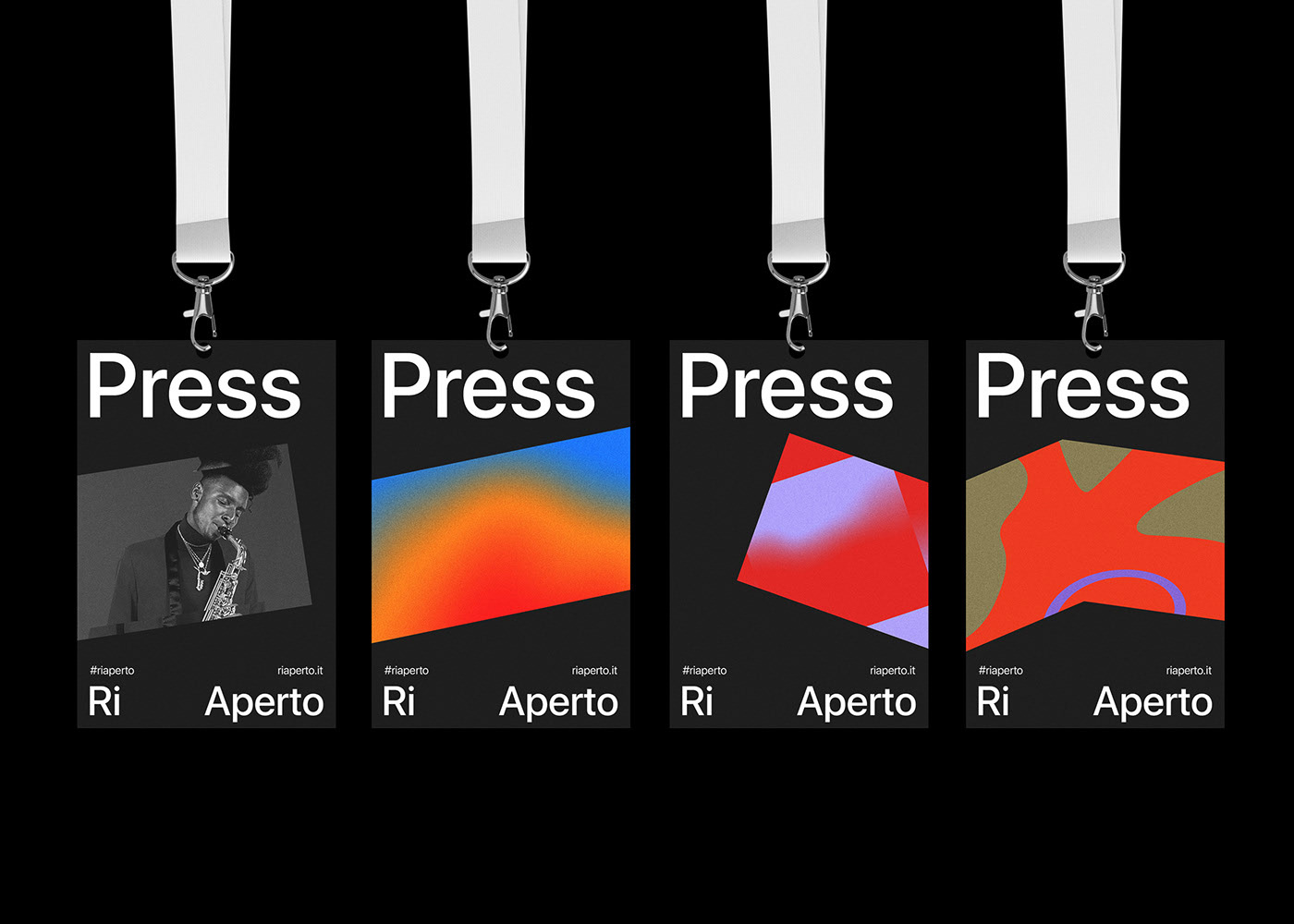 RiAperto festival branding by Andrea Bianchi.