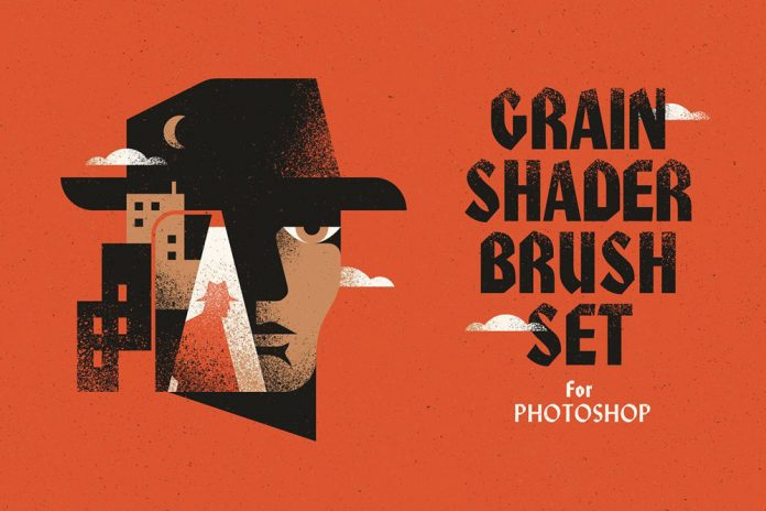 Grain Shader Brush Set for Photoshop