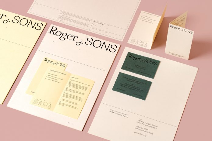 Roger&Sons branding by Foreign Policy Design.