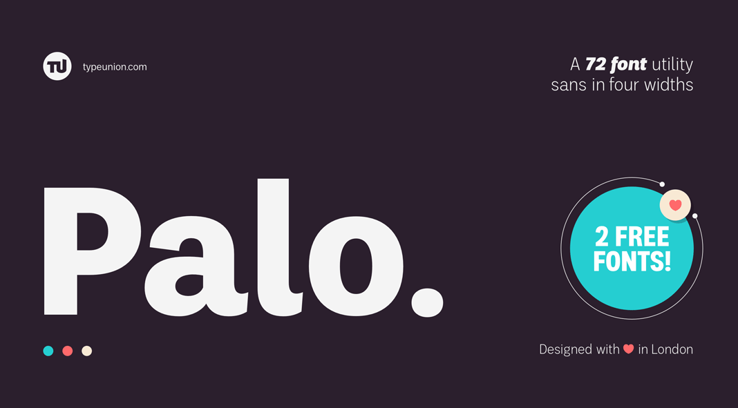 Palo font family by TypeUnion. Palo font family by TypeUnion.