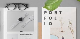 Portfolio Adobe InDesign template.