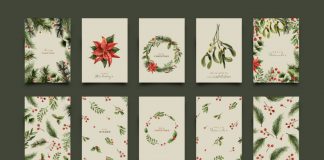 Holiday and Christmas Vector Illustrations