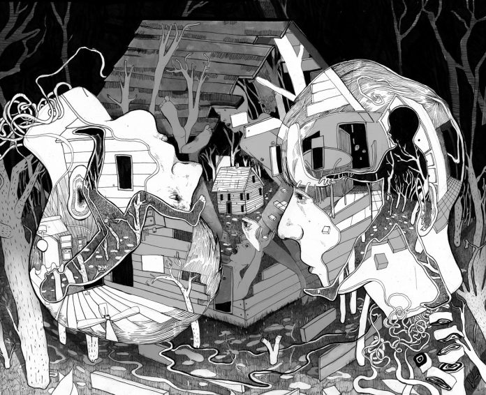 "What Happens at Night", a solo show by Eva Redamonti at Equity Gallery.