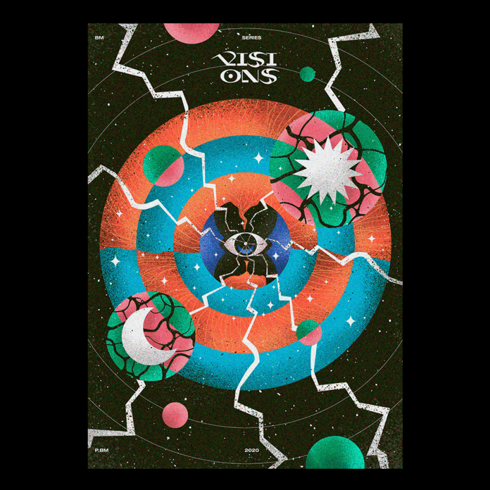 Spiritual and psychedelic poster designs by Posters BluMoo.