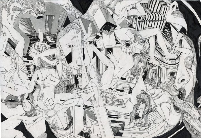 "What Happens at Night", a solo show by Eva Redamonti at Equity Gallery.