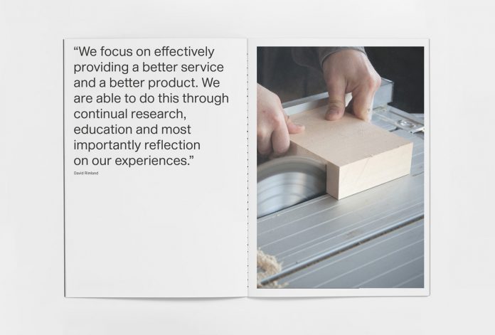 Rimland branding by graphic design studio Fagerström.