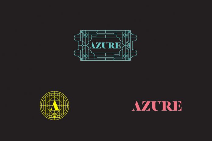 Azure Hostel brand and graphic design by Wide & Narrow