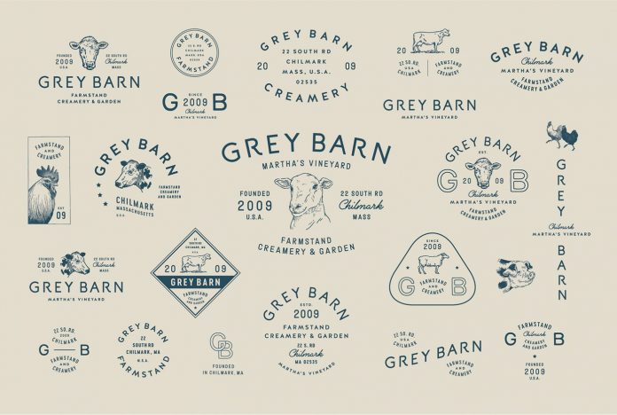 Grey Barn & Farm branding by Bluerock Design Co.