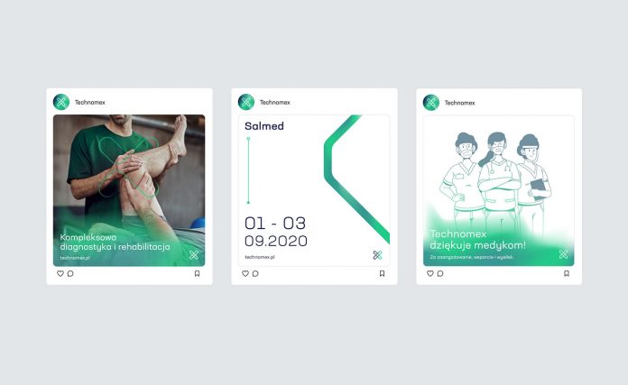 Technomex rebranding by Mateusz Pałka of Symbol Studio.