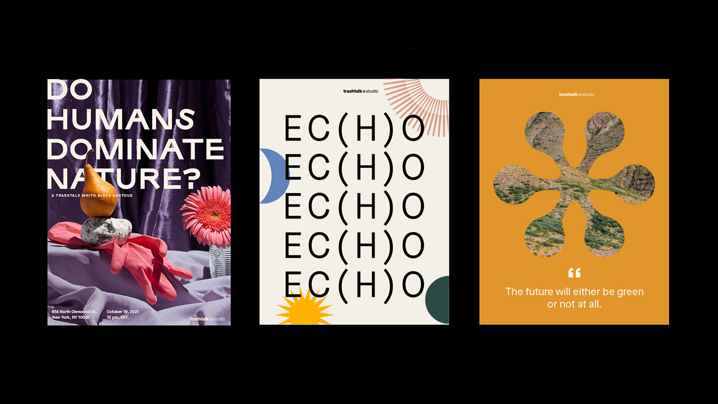 Branding for Trashtalk Studio by Mariela Mezquita