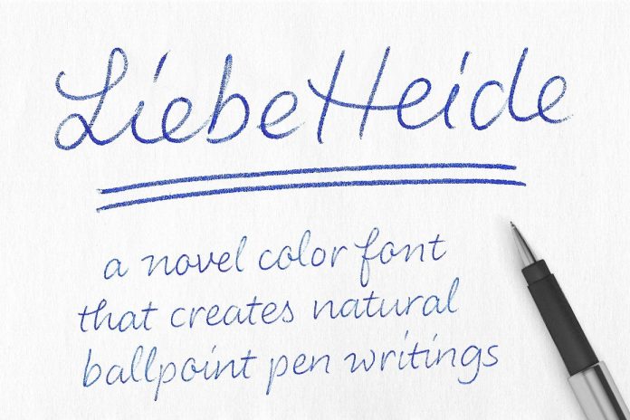 Liebe Heide Font by Liebe Fonts