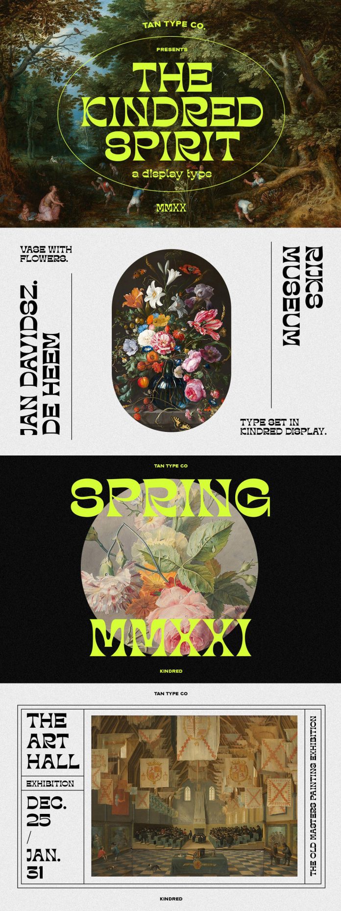 TAN KINDRED typeface from TanType