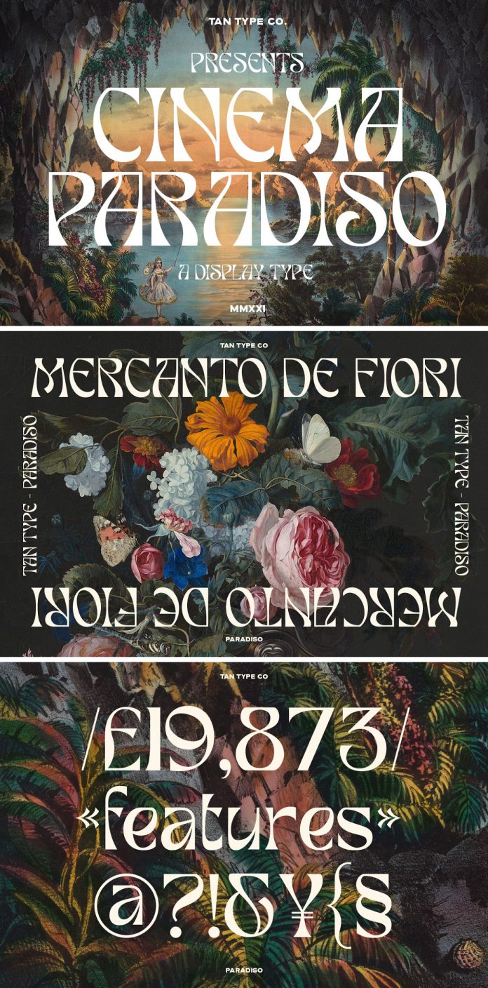 Tan Paradiso font