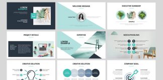 Business Presentation InDesign Layout