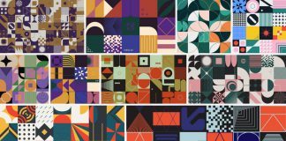Geometric vector graphics for posters, website backgrounds, and other graphic design projects.