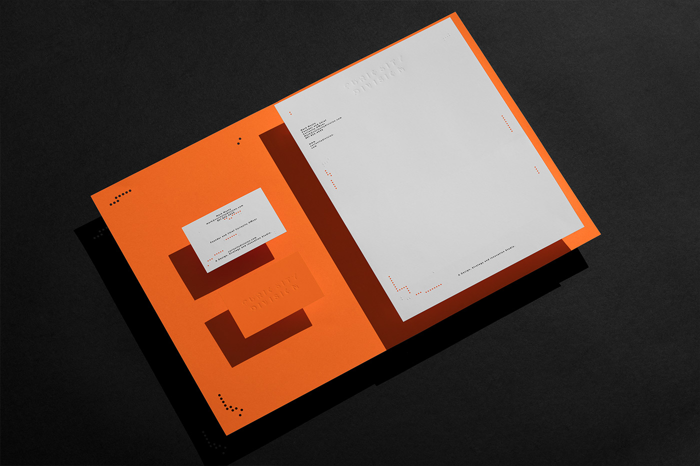 Curiosity Division Brand Identity by Anagrama Studio