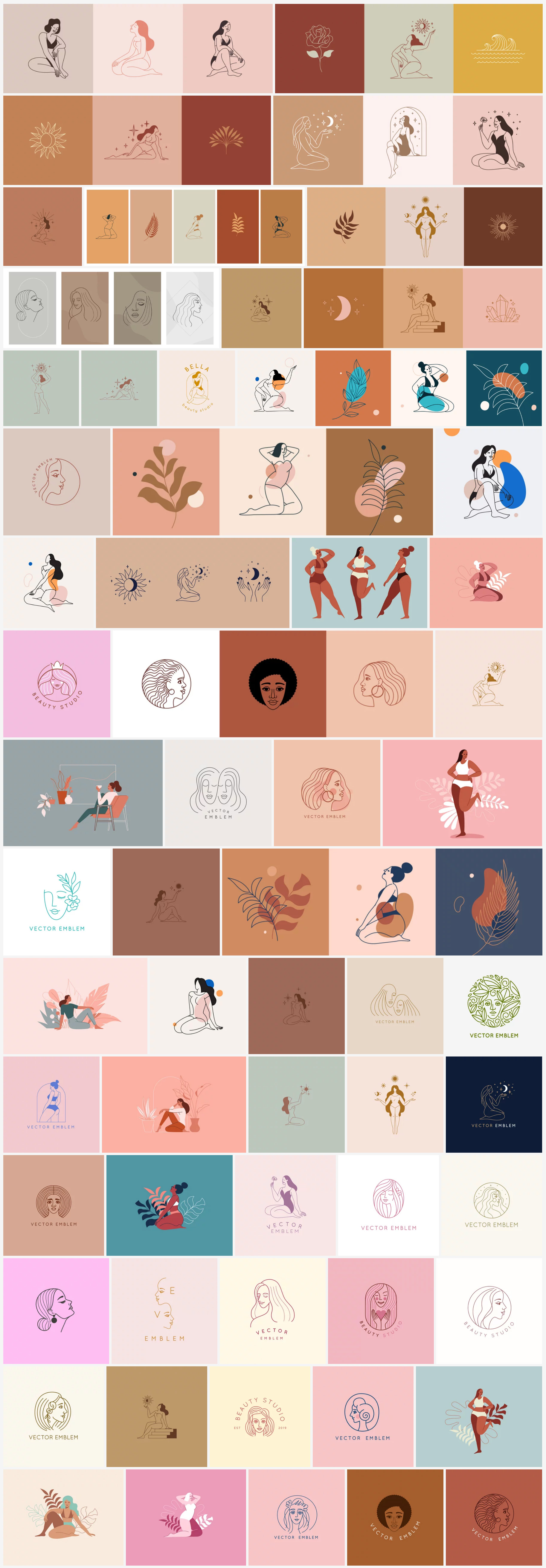 Female vector graphics