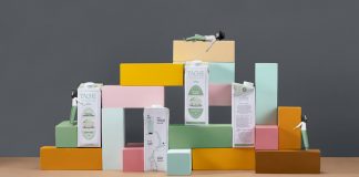 Branding case study by Futura for pistachio milk brand Táche.