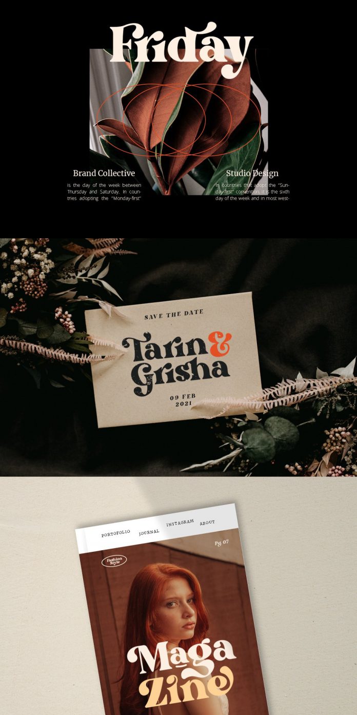 Bright Typeface by Dharmas Studio.