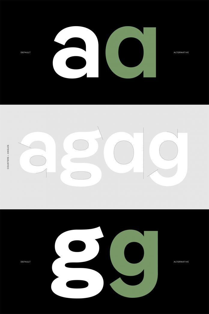 Pangea font family from Fontwerk.