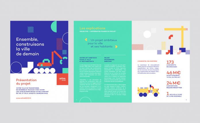 Rethel 2030 branding by Graphéine