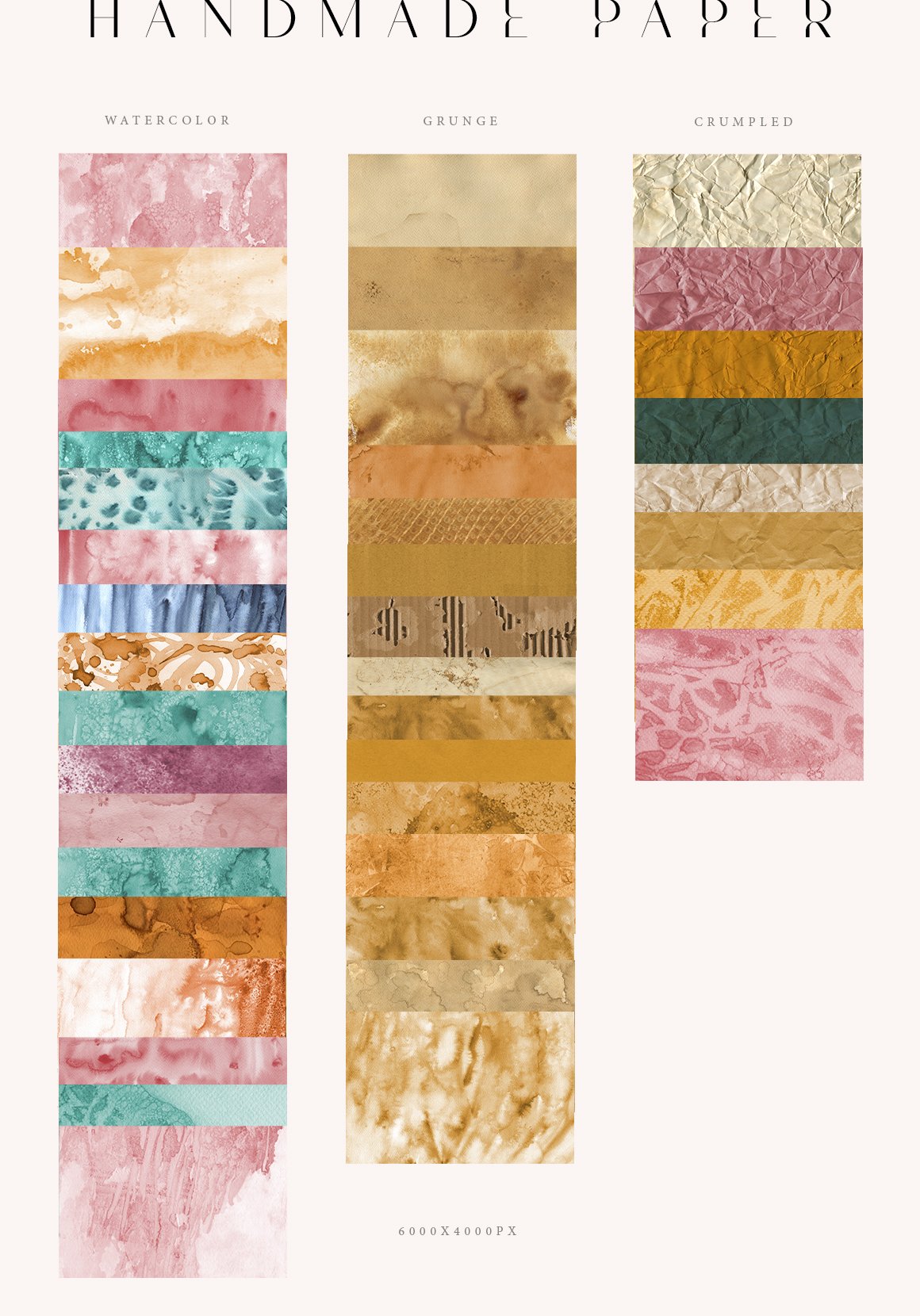 70 Abstract Landscape Watercolor Papers