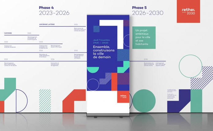 Rethel 2030 branding by Graphéine