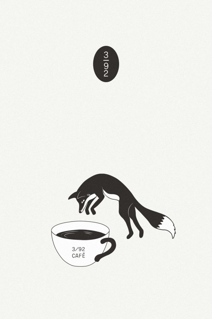 392/CAFÉ branding by Mexican graphic designer Karla Heredia Martínez.