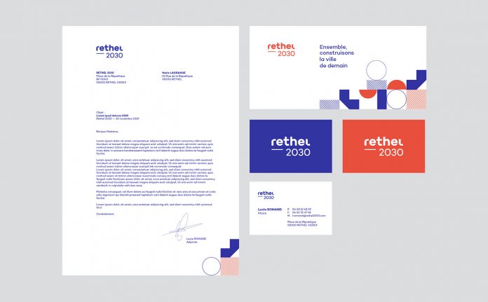 Rethel 2030 branding by Graphéine