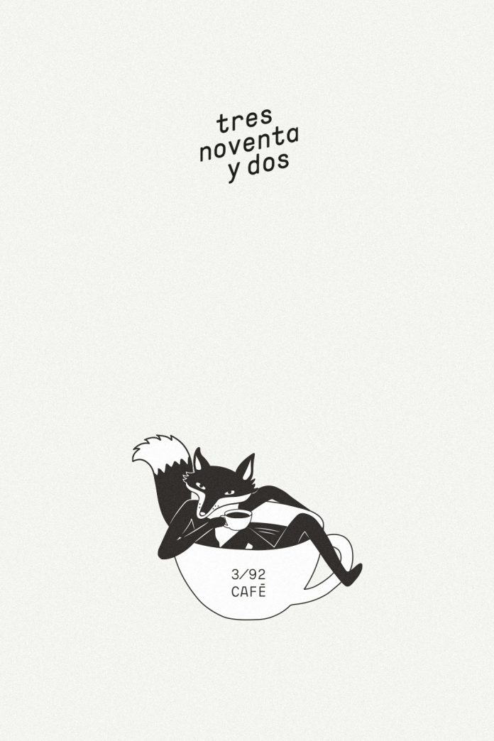 392/CAFÉ branding by Mexican graphic designer Karla Heredia Martínez.