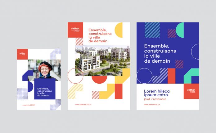 Rethel 2030 branding by Graphéine