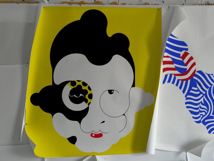 After Party, an illustration series by Martin Sati inspired by the great Bacchanalia of ancient Greece.