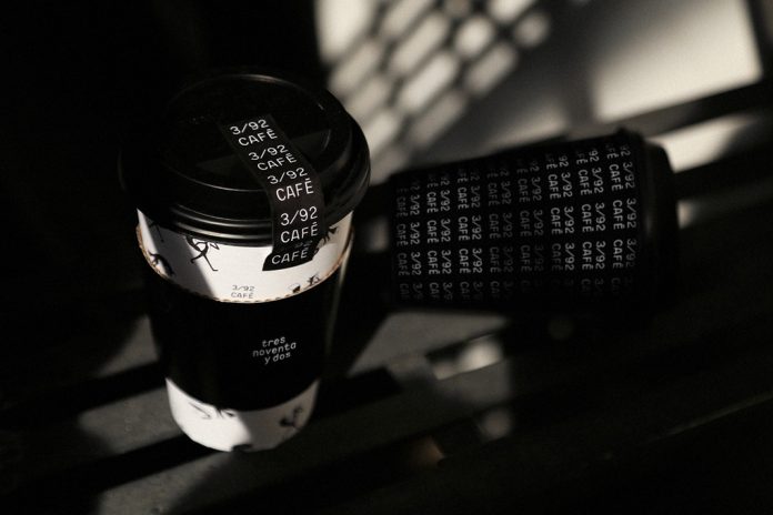 392/CAFÉ branding by Mexican graphic designer Karla Heredia Martínez.