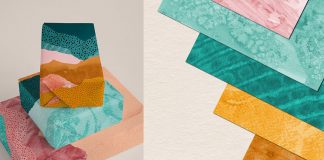 70 Abstract Landscape Watercolor Papers