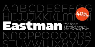 Eastman font family by Zetafonts