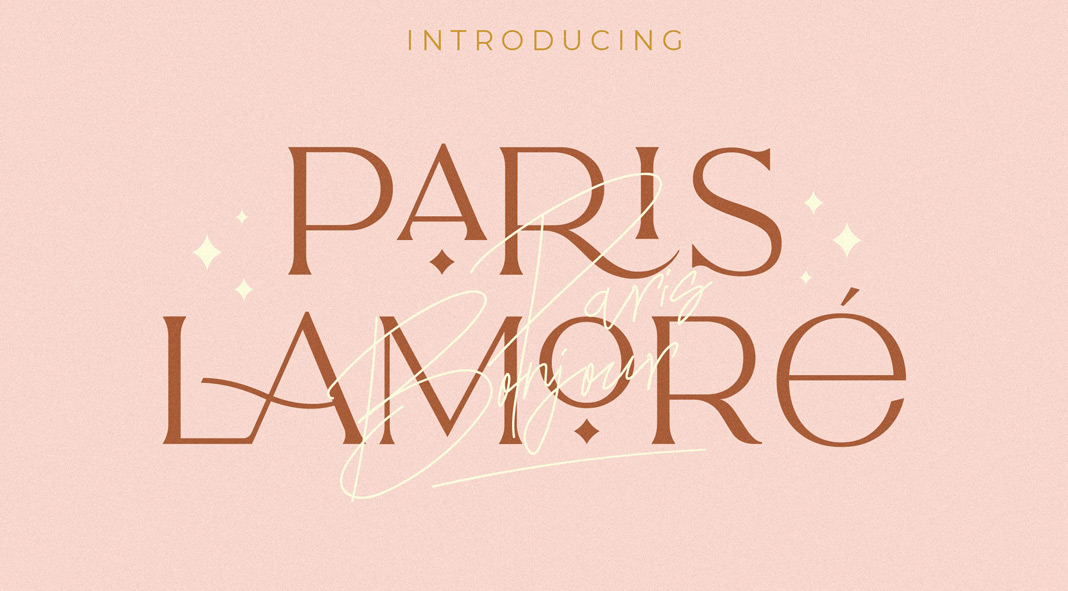 The Paris Lamore Sans and Script Font by NEWFLIX.Bro. The Paris Lamore Sans and Script Font by NEWFLIX.Bro.