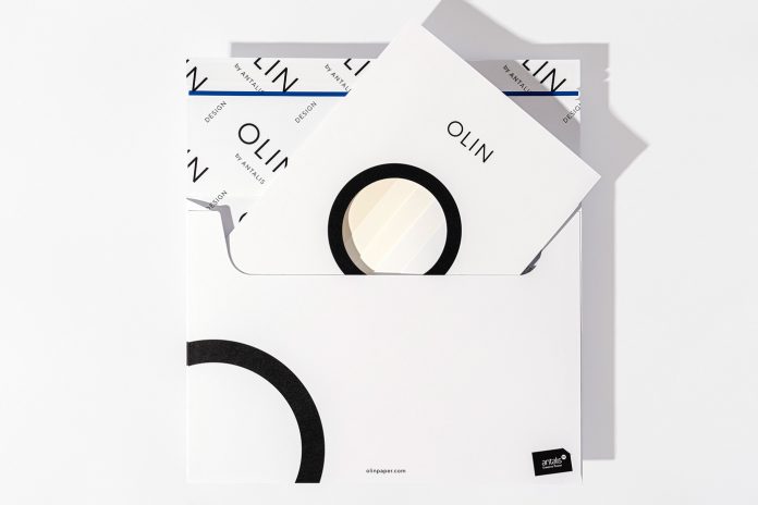 Amsterdam studio Design & Practice rebrands Olin paper by Antalis