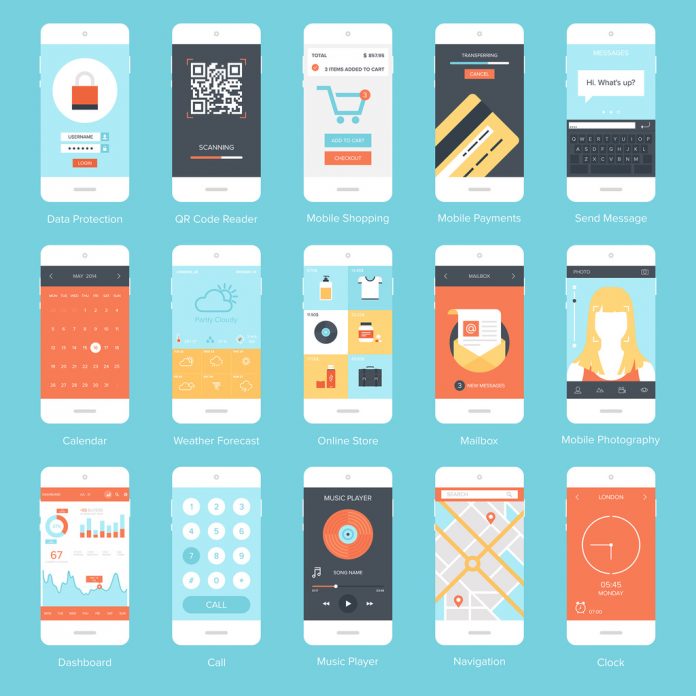 15 Mobile Device Screen Illustrations by Maxim Basinski