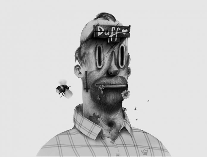 Simpsons Drawing Series by Stanislaw Bahskow